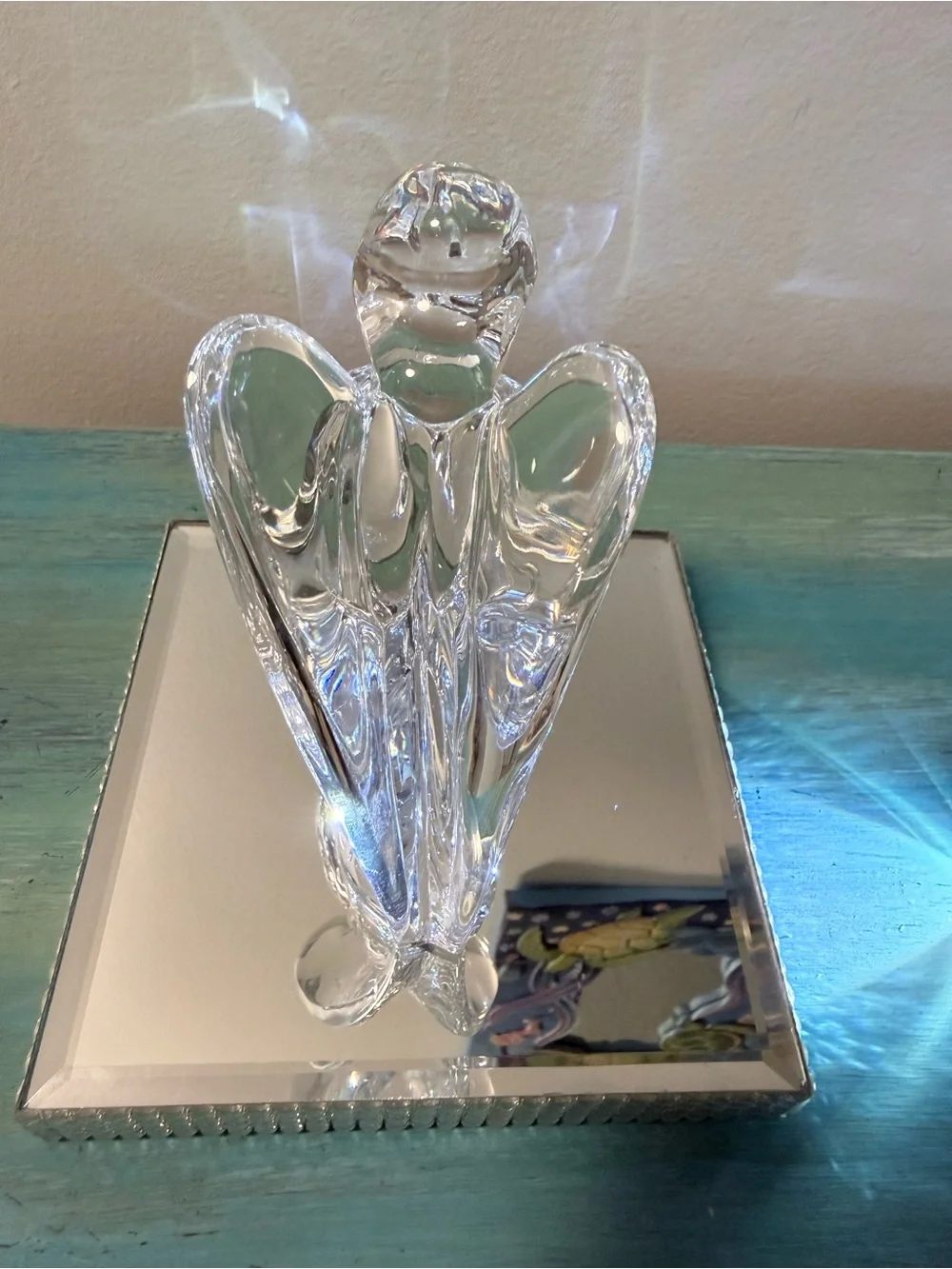 Baccarat Clear Crystal Angel Figurine Set